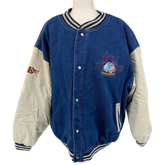Disney Eeyore Button Up Varsity JacketXXL